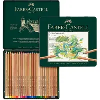 Faber Castell 112124 - Buntstifte Set Pitt Pastell, 24er Metalletui