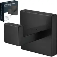 Delvant Wieszak Für Badetüch, Wandhalter, Square, Schwarz