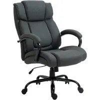 Vinsetto Bürostuhl, Ergonomischer Schreibtischstuhl, mit gepolsterter Armlehne