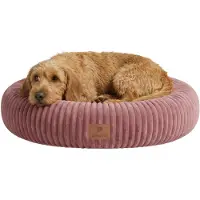 Peluvio Koya Hundebett Rund mit Hohem Rand, Orthopädisches