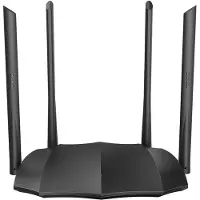 Tenda AC8, Wi-Fi 5 (802.11ac), Dual-Band (2,4 GHz/5 GHz), Ethernet/LAN, Schwarz, Tabletop-Router