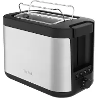 Tefal Element Toaster TT4308, 2 Scheibe(n), Schwarz, Edelstahl, Edelstahl, 850 W, 220 - 240 V, 50/60 Hz