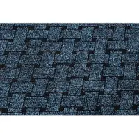 Rugsx Türmatte rutschfest 100 cm VECTRA 800 Draußen, Innen blau 100x400 cm