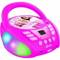 Lexibook - Barbie Bluetooth CD player with light effects (RCD109BB)