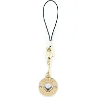 GUESS zawieszka GUCPMHGLD Phone Strap Heart Diamond Charm with Rhinestones