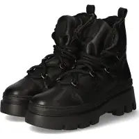 Paul green Schnürstiefeletten, 10-Englisch:51/2, Color:schwarz