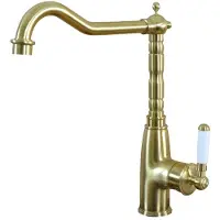 EsseBagno Leeds Küchenarmatur, gebürstetes Gold, für das Badezimmer