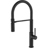 EsseBagno Magnetischer Abfluss mit beweglichem Duschkopf, schwarz, Marke