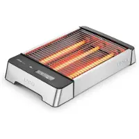 Ufesa Flachtoaster Kamut, 1000W mit 3 Quarz-Heizelementen, Horizontaler Toaster