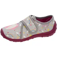 Fischer Markenschuh Kinder-Klett-Hausschuh