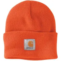 Carhartt Mütze Acrylic Watch Hat Men Bright Orange
