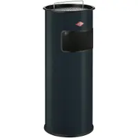 Wesco Standascher 50 in ANTHRAZIT inklusive Abfallvolumen 50 Liter / Mülleimer / Ascher