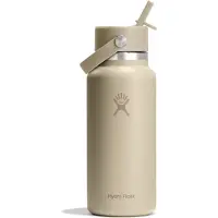 Hydroflask - Wide Flex Straw Cap - Trinkflasche Gr 946 ml beige