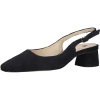 Högl Damen Pumps aus Veloursleder mit individuell anpassbaren Fersenriemchen