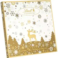 Lindt Goldstücke Adventskalender Weihnachten 156g, Box, Freistehend, Gold, Weiß