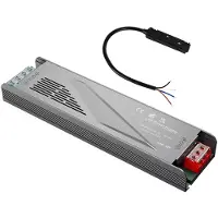 LEDKIA Set Netzteil 48V DC Extern + Verbinder für Magnetschiene 20 mm 150 W