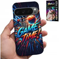Inny producent Hülle für Google Pixel 9 / 9 Pro - Basketball, NBA-Fan, 23, "Game Time" Design