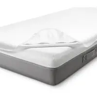 Sleezzz Vital wasserdichter Molton Matratzenschutz Fixspann 90 x 200 cm, Matratzenschoner aus 100% Baumwolle in weiß