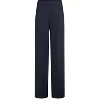 Peter Hahn Wide Fit-Jersey-Hose blau