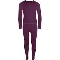 TROLLKIDS - Kid's Hemsedal Baselayer Set - Kunstfaserunterwäsche Gr 104 lila