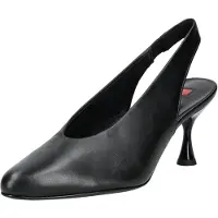Högl Slingback Pumps aus schwarzem Glattleder mit weichem Lederfutter und Softline-Innensohle