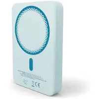 Energy Sistem Magnetic Powerbank 10000 mAh, 10000 mAh, Power Delivery, Kabelloses Aufladen, Blau