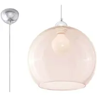 Sollux Hängeleuchte BALL champagner 1xE27 15W Stahl/Glas 120x30x30cm