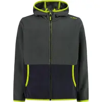 CMP Kid Jacket Fix Hood Jungle-Antracite Jungle-Antracite 140