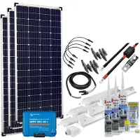Offgridtec mPremium+ XXL 600W 12V mit Victron SmartSolar MPPT 100/50 Caravan Solaranlage