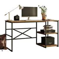 OEM Claus & Clyde wurde entfernt.Schreibtisch für das Büro – Laptopablage – Whiteboard – Eichenholz – 140 x 75 x 60
