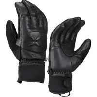 Mammut - Wasserdichte Handschuhe aus PrimaLoft&reg; und GORE-TEX - Eiger Free Glove Black für Herren aus Leder - Größe 7 - schwarz