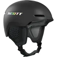 SCOTT - Skibrille/Snowboardhelm - Track Granite Black/Holo Silver für Damen - Größe L - schwarz