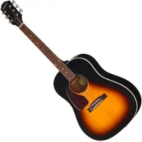 Epiphone J-45 Standard für Linkshänder aus Palisander Vintage Sunburst