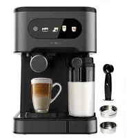 Cecotec Power Espresso 20 ColdBrew Latte +, Espressomaschine, 1,5 l, Kaffeepad, 1350 W, Schwarz