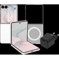 Samsung Galaxy Z Flip8 256GB Weiß 5G + Zubehörset