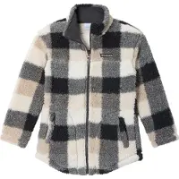 Columbia Girls' West Bend Printed Fleece Jacket dark stone multibuff (278) M