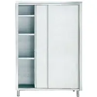 Virtus Hochschrank mit Schiebetüren und 3 Borde, 1000x700 mm (HCC0012)
