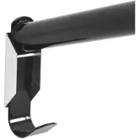vidaXL Sattelhalter Klappbar Wandmontage Schwarz Eisen