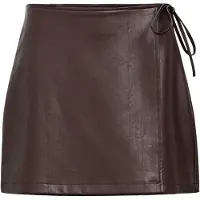 Object Damen Röcke Objolive Short Wrap Skirt - Bruin - Größe 38