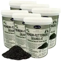 Lyra Premium-Futterkohle Pflanzenkohle Granulat für Hunde und Katzen 1,5 kg Nicht relevant