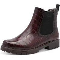 Tamaris Damen Stiefelette Chalsea Boot Vegan 1-25340-47, Größe:37 EU, Farbe:Rot