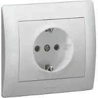 Legrand 771362 Steckdose (SL) Galea soft Aluminium