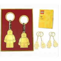 LEGO Gold metal 109871 KEYCHAIN keyring for Father’s Day: Dad and Son Keys