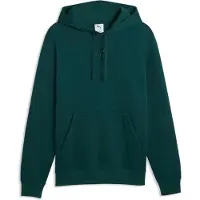 Puma Essentials Small No1 Logo Centered Hoodie FL dark green (70) M
