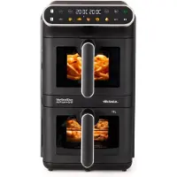Ariete 4640 Doppel-Heissluftfritteuse vertikal, 11 Liter, 2460W