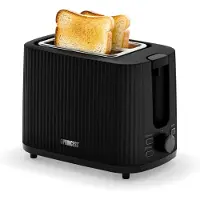 Princess 142358, 2 Scheibe(n), Schwarz, Kunststoff, Tasten, Drehregler, 930 W, 240 V