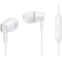 Philips InEar-Kopfhörer mit Mikrofon SHE3805WT/00, Kabelgebunden, 10 - 22000 Hz, 14 g, Kopfhörer, Weiß