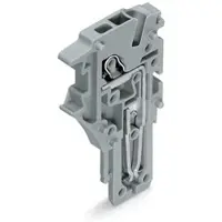 Wago 2020-181 1-Leiter-Federleisten-Endmodul,Push-in CAGE CLAMP,1,5 mm2,grau 2020181 - 250 Stück