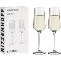 Ritzenhoff Sonnenschliff Champagnerglas-Set #1 Von Design Team