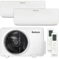 Bosch Buderus Multisplit Klimaanlage Set | Logacool AC166i.3 | 2,6 kW + 3,5 kW